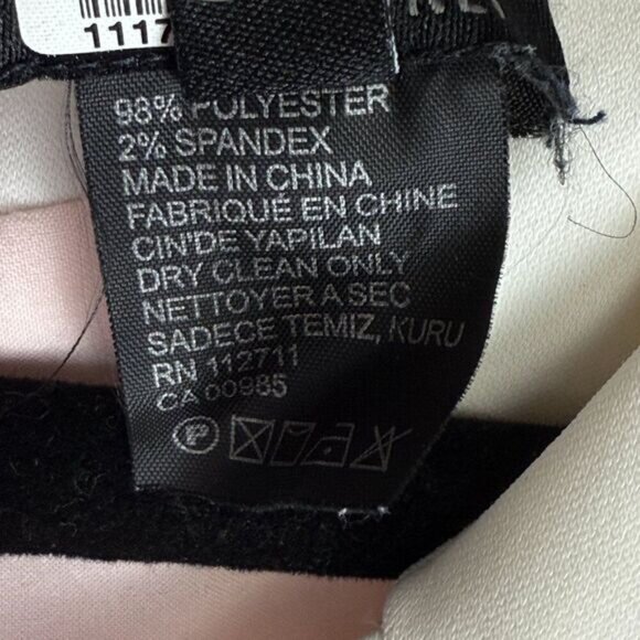 JAYGODFREY Fit & Flare Cut Out Sleeveless Midi Dress White/ Blush Plus Size 16W - Picture 6 of 6